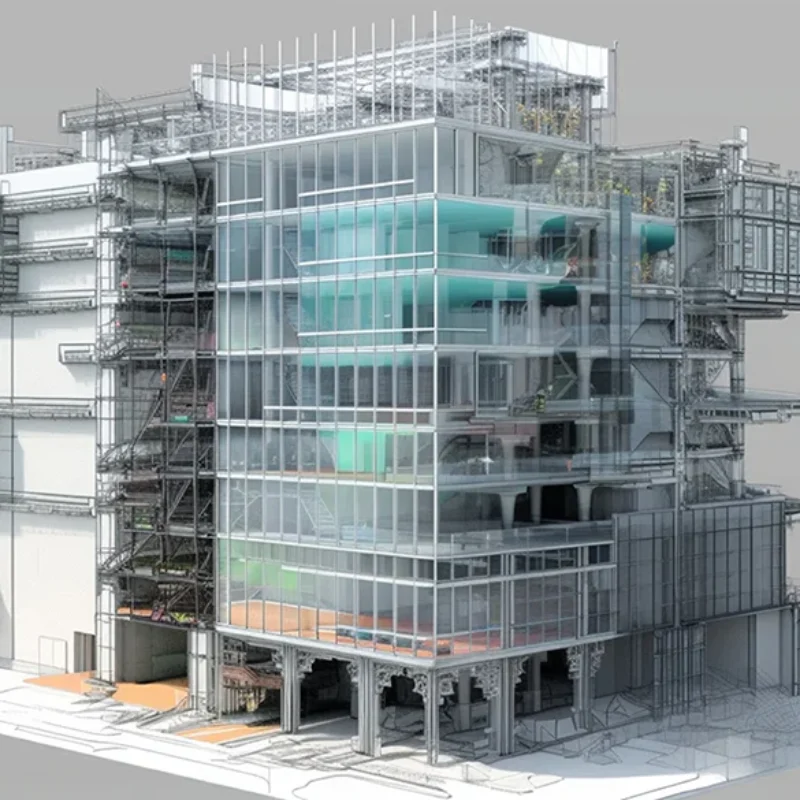 3D Wireframe for as built